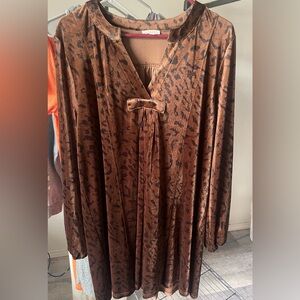 Jodi FL Leopard Brown Dress